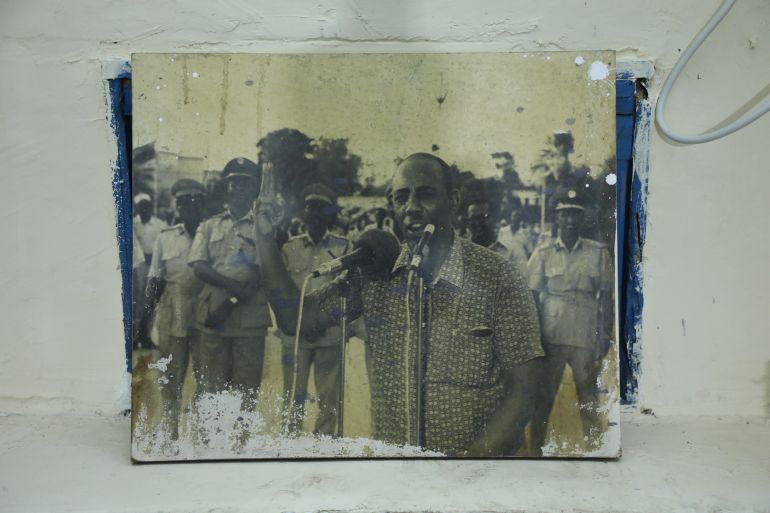 After seizing power in a 1969 coup, Major General Mohamed Siad Barre used Radio Mogadishu as a key instrument for disseminating his regime's messages. [Abdimajid Abdillahi Farah/Al Jazeera]